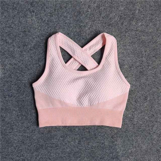 Women Thickness Seamless Yoga Set Sportswear Fitness Sport Gym Running Yoga Suit 2Pcs Sports Bra+Leggings Outfit Suit Activewear