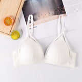 Cotton Underwear Seamless Sports Bra Comfort Breathable Wild Solid Color Bras Sexy Lingerie Women's Intimates