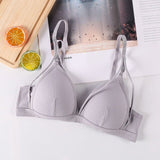 Cotton Underwear Seamless Sports Bra Comfort Breathable Wild Solid Color Bras Sexy Lingerie Women's Intimates