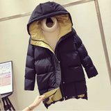 2020 Winter Women Jacket Long Hooded Cotton Padded Female Coat High Quality Warm Outwear Womens Parka Manteau Femme Hiver P787