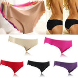 3Pcs Set Summer Ice Silk Women Panties Seamless Underwear Briefs Underpants Sexy Lingerie G String Hipster Intimates