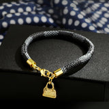 New Fashion Leather Bracelet Simple All-Match OL Women Bracelet For Women Femme New Hand Cuff Bag Love Pendant Bracelet Jewelry