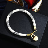 New Fashion Leather Bracelet Simple All-Match OL Women Bracelet For Women Femme New Hand Cuff Bag Love Pendant Bracelet Jewelry