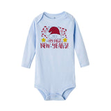 My First Christmas Letter Print Romper Jumpsuit Infant Newborn Baby Girls Boys Long Sleeve Outfit  Christmas Clothes