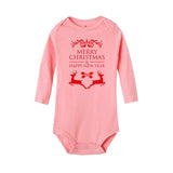 My First Christmas Letter Print Romper Jumpsuit Infant Newborn Baby Girls Boys Long Sleeve Outfit  Christmas Clothes