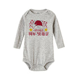 My First Christmas Letter Print Romper Jumpsuit Infant Newborn Baby Girls Boys Long Sleeve Outfit  Christmas Clothes
