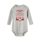 My First Christmas Letter Print Romper Jumpsuit Infant Newborn Baby Girls Boys Long Sleeve Outfit  Christmas Clothes