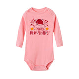 My First Christmas Letter Print Romper Jumpsuit Infant Newborn Baby Girls Boys Long Sleeve Outfit  Christmas Clothes