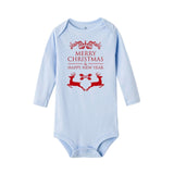 My First Christmas Letter Print Romper Jumpsuit Infant Newborn Baby Girls Boys Long Sleeve Outfit  Christmas Clothes