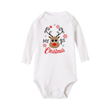 My First Christmas Letter Print Romper Jumpsuit Infant Newborn Baby Girls Boys Long Sleeve Outfit  Christmas Clothes