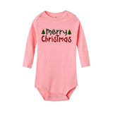 My First Christmas Letter Print Romper Jumpsuit Infant Newborn Baby Girls Boys Long Sleeve Outfit  Christmas Clothes