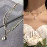 Vintage Bohemia Gold Coin letter Layered Chain Necklace For Women Shell Pearl Moon Long Choker Collar Pendant butterfly Necklace
