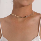 Vintage Bohemia Gold Coin letter Layered Chain Necklace For Women Shell Pearl Moon Long Choker Collar Pendant butterfly Necklace