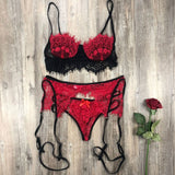 Hot Bralette and Panties Push Up Lingerie Lace Babydoll Fashion New Sexy Bra Open G-String Underwear Nightwear Bra & Brief Sets
