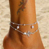 IPARAM Bohemia Vintage Shell Rope Chain Bracelet Women Beach Sea Shell Bracelet Anklet Jewelry Party Gift Wholesale