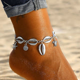 IPARAM Bohemia Vintage Shell Rope Chain Bracelet Women Beach Sea Shell Bracelet Anklet Jewelry Party Gift Wholesale