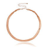 Fashion Link Chain Choker Necklace For Women  Charm Necklace Collares  Jewelry XL066