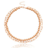 Fashion Link Chain Choker Necklace For Women  Charm Necklace Collares  Jewelry XL066