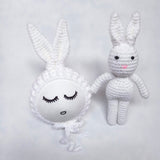 Newborn Baby Hats Photography Props Girls Boys Crochet Knit Costumes Caps With Ear Bear Toys+Hats 2Pcs Cute Gifts For Baby