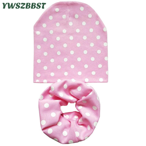 New Autumn Winter Baby Girls Hat Kids Boys Cap Cotton Toddlers Beanie Children Hat Scarf Collars,gorros infantiles invierno