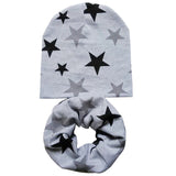 New Autumn Winter Baby Girls Hat Kids Boys Cap Cotton Toddlers Beanie Children Hat Scarf Collars,gorros infantiles invierno