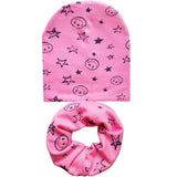 New Autumn Winter Baby Girls Hat Kids Boys Cap Cotton Toddlers Beanie Children Hat Scarf Collars,gorros infantiles invierno