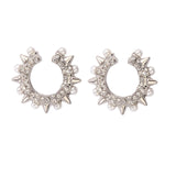 Trendy Pearl Clip on Earrings Earcuffs for Women Gold Color C Shaped Stackable CZ Ear Cuff No Pierced Party Wedding Jewelry 2020