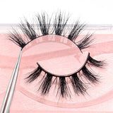 Visofree Mink Eyelashes 100% Cruelty free Handmade 3D Mink Lashes Full Strip Lashes Soft False Eyelashes Makeup  Lashes E11