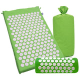 Spike Mat Acupressure Mat, Massage Mat Acupuncture Pillow Set Yoga Mat Needle Relieve Back, Neck and Sciatic Pain, Relax Muscles