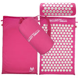 Spike Mat Acupressure Mat, Massage Mat Acupuncture Pillow Set Yoga Mat Needle Relieve Back, Neck and Sciatic Pain, Relax Muscles
