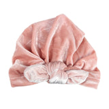 New Velvet Baby Hat for Girls Autumn Winter Baby Boy Cap Photography Props Elastic Infant Beanie Turban Hat Baby Accessories