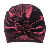 New Flower Baby Hat for Girls Princess Velvet Baby Beanie Elastic Toddler Baby Turban Hats Infant Girl Cap 20 Colors
