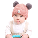 Winter Warm Baby Hats 4 colors Infant Toddlers Boys Girls Beanies&Beanies Pilot Caps Eargflap Hat baby Pilot Winter Warm Cap