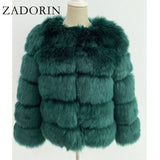 S-3XL Mink Coats Women 2020 Winter Top Fashion Pink FAUX Fur Coat Elegant Thick Warm Outerwear Fake Fur Jacket Chaquetas Mujer