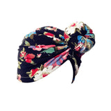 Newborn Infant Baby Girl Boy Mom Turban Hat Bows Flower Head Wrap Leopard India Hat Cotton Cap Parent-child Suit Beanie