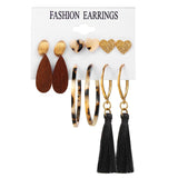 Hot Sale Fashion Bohemian Earrings Set For Women 2020 New Trendy Flower Round Geometric Earring Female Fashion Jewelry