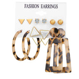 Hot Sale Fashion Bohemian Earrings Set For Women 2020 New Trendy Flower Round Geometric Earring Female Fashion Jewelry
