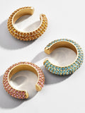 Trendy Pearl Clip on Earrings Earcuffs for Women Gold Color C Shaped Stackable CZ Ear Cuff No Pierced Party Wedding Jewelry 2020