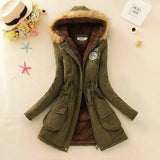 Winter Jacket Women 2020 New Plus Size 3XL Hooded Slim Long Parka Mujer Cotton Padded Overcoat Casual Black Coat Female