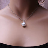 KMVEXO Fashion 2 Layers Pearls Geometric Pendants Necklaces For Women Gold Metal Snake Chain Necklace New Design Jewelry Gift