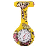 Newly Nurse Watches Printed Style Clip-on Fob Brooch Pendant Pocket Hanging Doctor Nurses Medical Quartz Watch FIF66