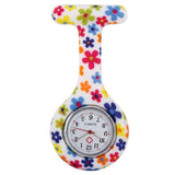 Newly Nurse Watches Printed Style Clip-on Fob Brooch Pendant Pocket Hanging Doctor Nurses Medical Quartz Watch FIF66