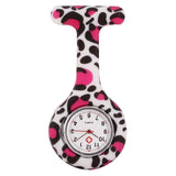 Newly Nurse Watches Printed Style Clip-on Fob Brooch Pendant Pocket Hanging Doctor Nurses Medical Quartz Watch FIF66