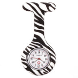 Newly Nurse Watches Printed Style Clip-on Fob Brooch Pendant Pocket Hanging Doctor Nurses Medical Quartz Watch FIF66