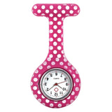 Newly Nurse Watches Printed Style Clip-on Fob Brooch Pendant Pocket Hanging Doctor Nurses Medical Quartz Watch FIF66