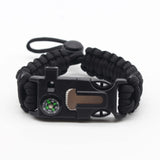 MKENDN Men Multi-function Paracord Survival Bracelet Outdoor Camping Rescue Emergency Rope Bracelets with Knife For Women