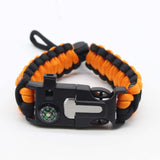 MKENDN Men Multi-function Paracord Survival Bracelet Outdoor Camping Rescue Emergency Rope Bracelets with Knife For Women