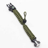 MKENDN Men Multi-function Paracord Survival Bracelet Outdoor Camping Rescue Emergency Rope Bracelets with Knife For Women