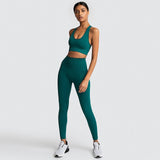 Seamless Women Yoga Sets 2peice Vest +Leggings Pants Fitness Suit Running Clothes Gym Wear Top Sportswear Tights Tracksuit,ZF221