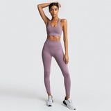 Seamless Women Yoga Sets 2peice Vest +Leggings Pants Fitness Suit Running Clothes Gym Wear Top Sportswear Tights Tracksuit,ZF221